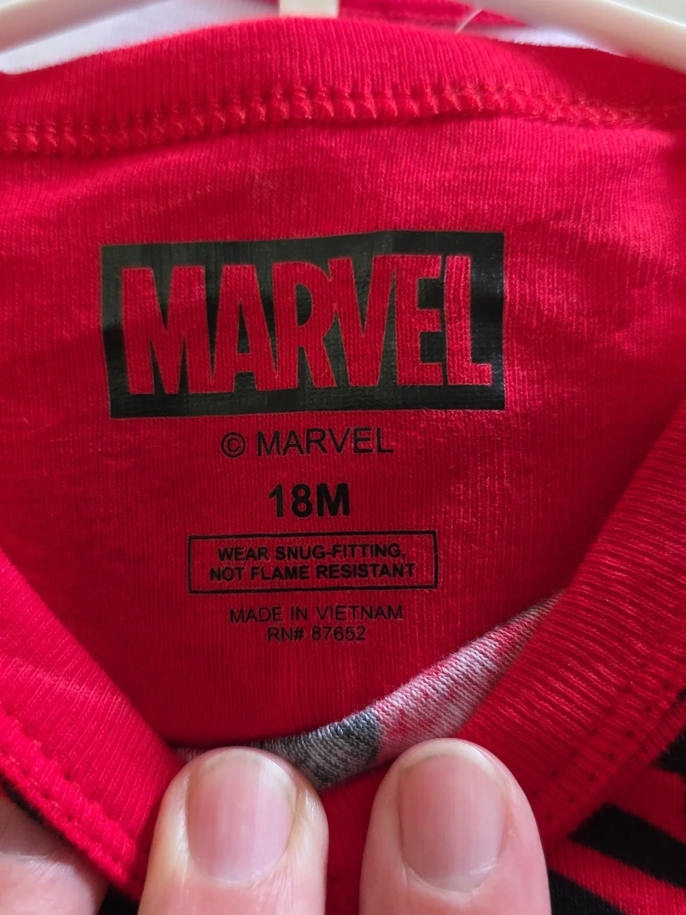 18 Month Spider-man Superhero Pajama Set